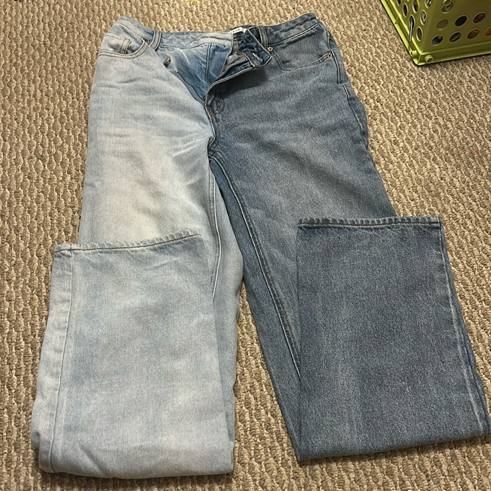 pacsun two toned jeans size M